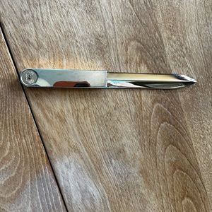 VTG Gold Medallion 23K gold plated letter opener Wells Fargo Stagecoach logo